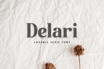 Delary font