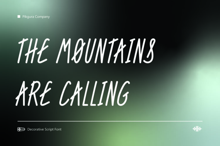 Dry Ice font