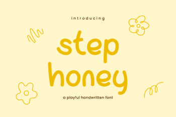Stephoney - Handwritting Font
