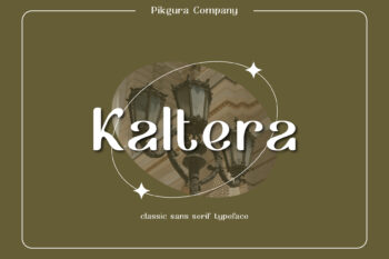 Kaltera - Sans Serif Font