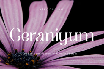 Geraniyum - Serif Font