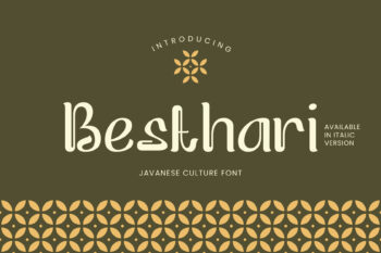 Besthari - Javanesse Font