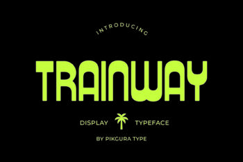 Trainway - Display Font