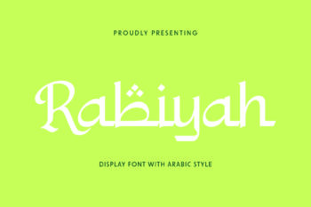 Rabiyah - Arabic Style Font