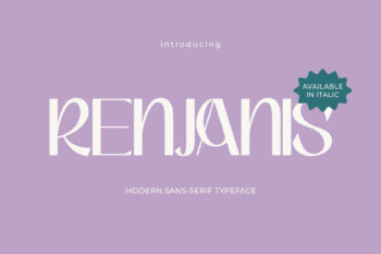 Renjanis - Sans Serif Font