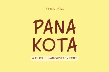 Panakota - Handwritten Font