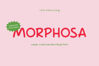 Morphosa - Handwritten Font
