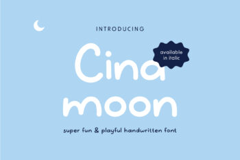 Cinamoon - Handwritten Font