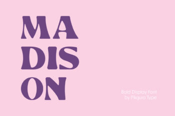 Madison - Display Font