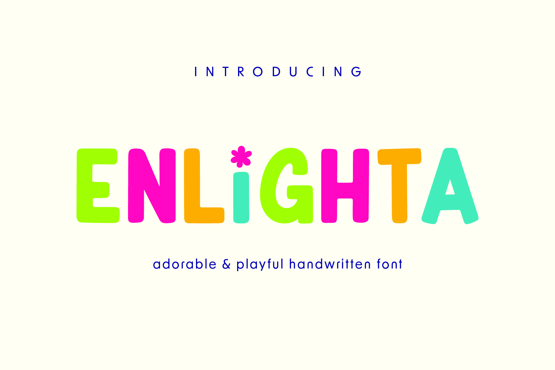Enlighta - Playful Font