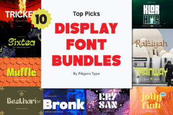 10 Display Font Bundles