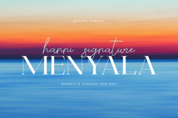 Hanni Menyala | Font Pair