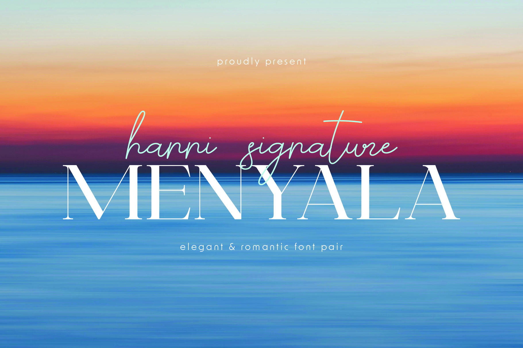 Hanni Menyala | Font Pair