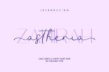 Zahirah & Astheria | Font Pair